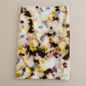 J. Crew Fleurette Pencil Skirt